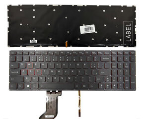 Клавиатура Lenovo: Ideapad Y700, Y700-15ISK, Y700-17ISK цена и информация | Аксессуары для компонентов | hansapost.ee