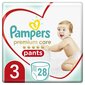 Püksmähkmed Pampers Premium Care Pants, Suurus 3, 28 Mähet, 6 - 11 kg цена и информация | Mähkmed, riidest mähkmed | hansapost.ee