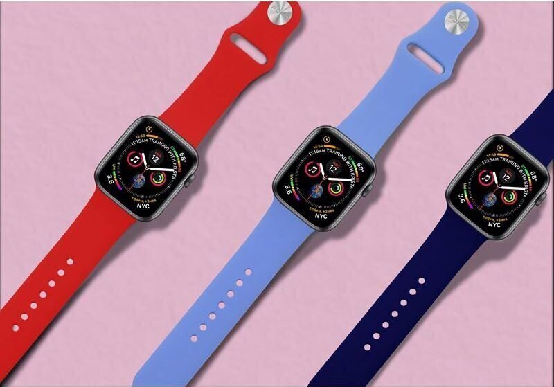 Nutikella rihm Puro Icon nutikellale Apple Watch Series 7/SE/6/5/4/3/2/1 цена и информация | Nutikellade aksessuaarid ja tarvikud | hansapost.ee