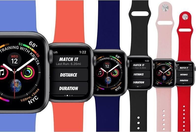 Nutikella rihm Puro Icon nutikellale Apple Watch Series 7/SE/6/5/4/3/2/1 цена и информация | Nutikellade aksessuaarid ja tarvikud | hansapost.ee