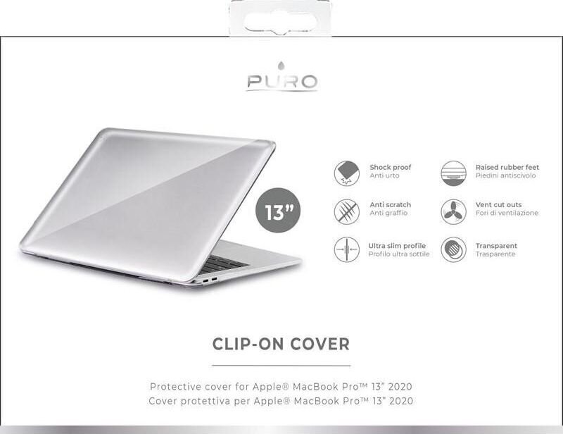 Sülearvutikott Puro MacBook Pro 13" 2020 hind ja info | Sülearvutikotid | hansapost.ee