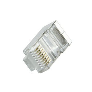 LogiLink RJ45 pistikud CAT.6 100 tk. kaanega varjestatud, must-MP0022 цена и информация | USB adapterid ja jagajad | hansapost.ee