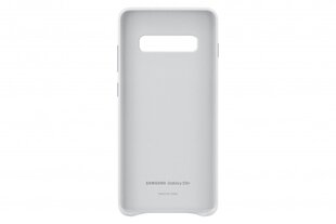 EF-VG975LWE Samsung Leather Cover White for G975 Galaxy S10 Plus hind ja info | Telefonide kaitsekaaned ja -ümbrised | hansapost.ee