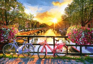 Pusle Castorland Picturesque Amsterdam with Bicycles 1000 tk. цена и информация | Пазлы | hansapost.ee