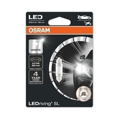 Автомобильная лампа Osram LED Retrofit 0.5W 12V SV8.5-85, 1 шт. (L6436CW-01B) цена и информация | Автомобильная ксеноновая лампа D2R 6000К (Китай) | hansapost.ee