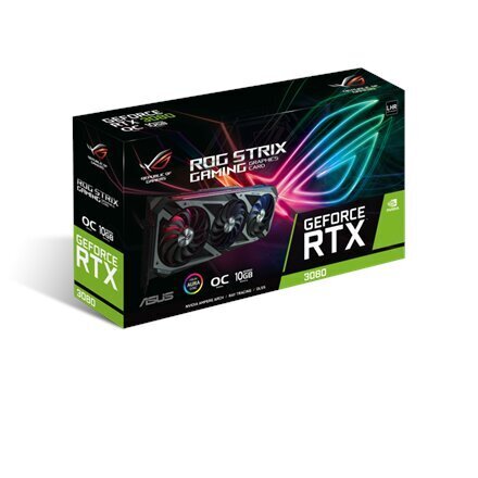 VGA Asus RTX3080 ROG Strix O10G V2-GAMING LHR hind ja info | Videokaardid | hansapost.ee