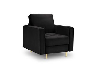 Tugitool Milo Casa Santo, must/kuldne price and information | Armchairs | hansapost.ee