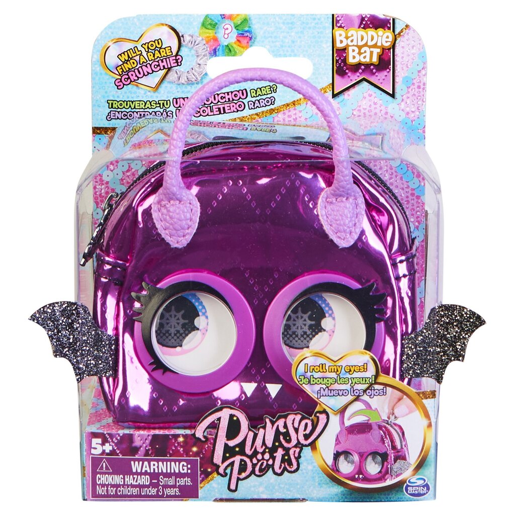 Purse Pets mikro kotike Baddie Bat hind ja info | Aksessuaarid lastele | hansapost.ee