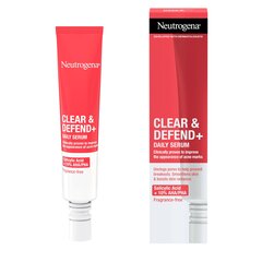 Igapäevane seerum NEUTROGENA Clear & Defend + Daily, 30 ml. hind ja info | Näoõlid, ampullid ja seerumid | hansapost.ee