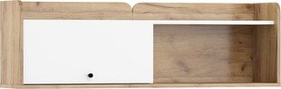 Подвесной шкафчик Meblocross Dolce Dol-24 M, светло-коричневый/белый цена и информация | Шкафчики в гостиную | hansapost.ee