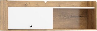 Подвесной шкафчик Meblocross Dolce Dol-24 M, темно-коричневый/белый цена и информация | Шкафчики в гостиную | hansapost.ee