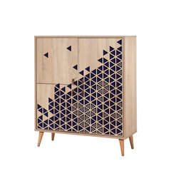 Kummut Kalune Design 863 (VII), 111 cm, tamme värv/tumesinine price and information | Living room cupboards | hansapost.ee