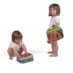 Цветная мягкая сумочка для обеда Oops City 3D, с 2 ремешками, для детей от 18м+, 24x10x19см, синяя, 31006.20 цена и информация | Контейнеры для хранения продуктов | hansapost.ee
