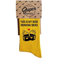 Sokid "This is my beer drinking socks" hind ja info | Lõbusad sokid | hansapost.ee