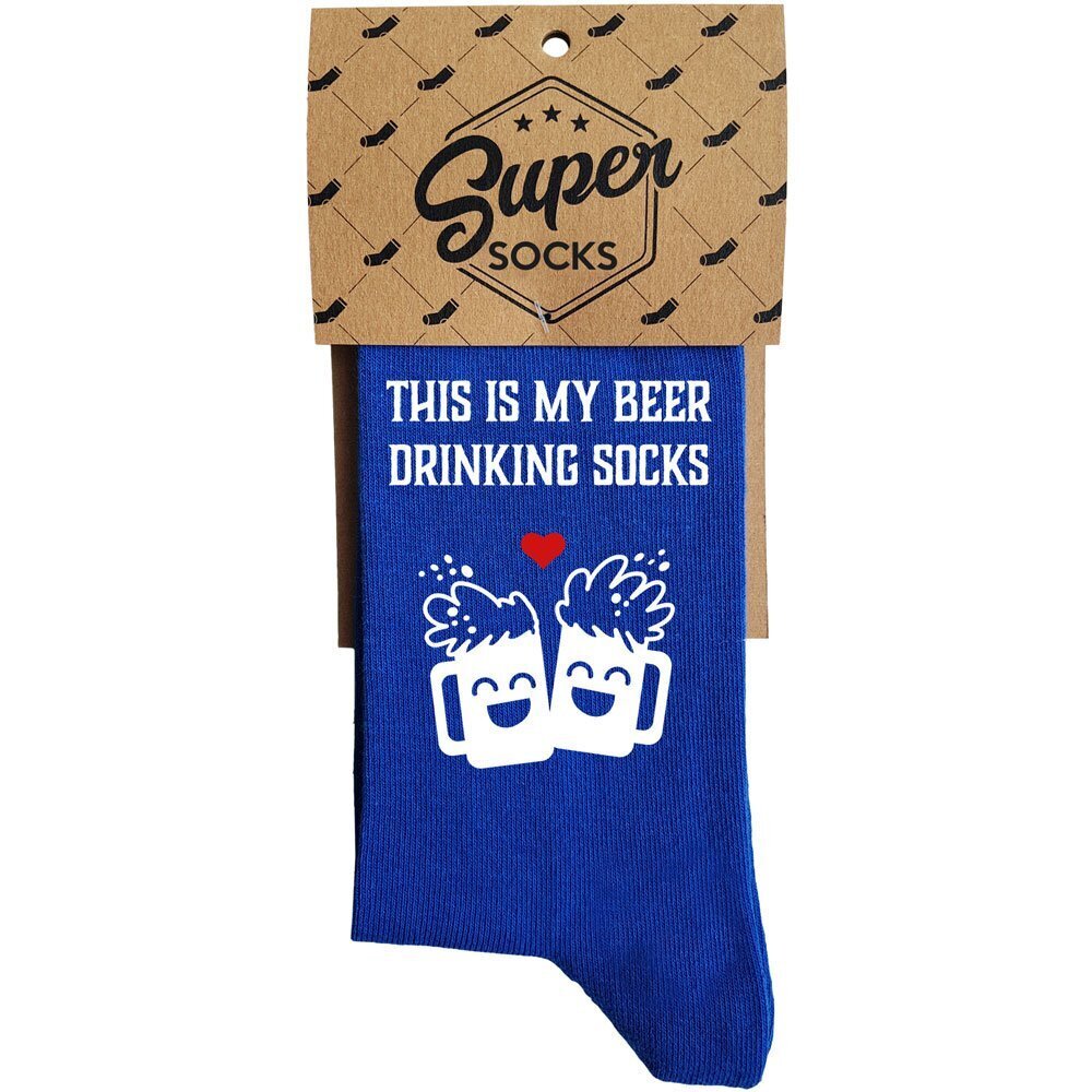 Sokid "This is my beer drinking socks" цена и информация | Lõbusad sokid | hansapost.ee