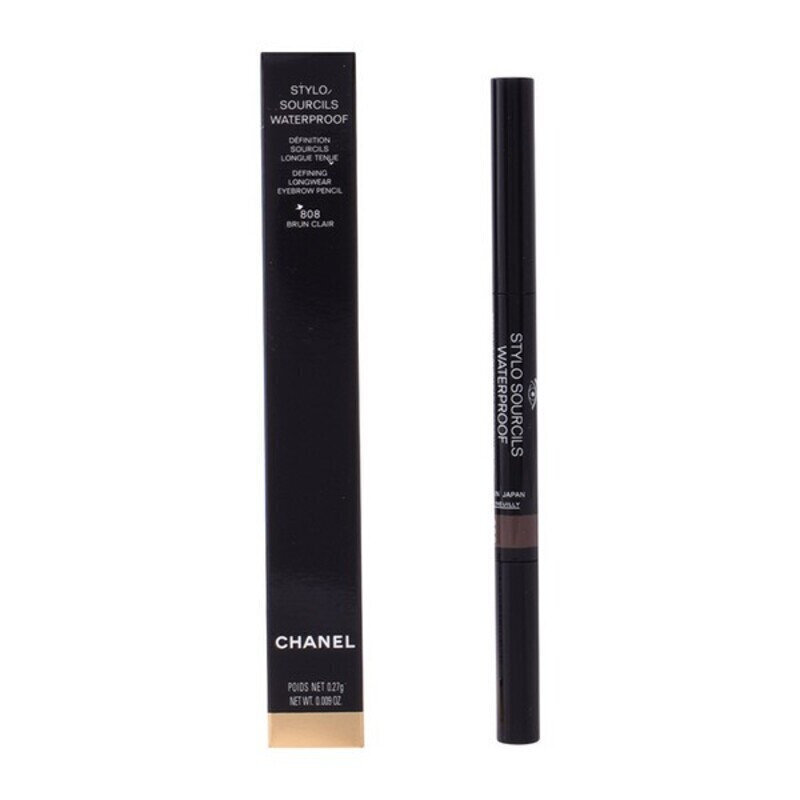 Kulmupliiats Stylo Sourcils Waterproof Chanel: Värvus - 808 - Brun Clair - 0,27 g цена и информация | Lauvärvid, ripsmetušid ja silmapliiatsid | hansapost.ee