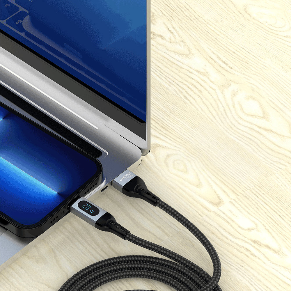 Dudao, USB Type C - Lightning, 1 m hind ja info | Mobiiltelefonide kaablid | hansapost.ee