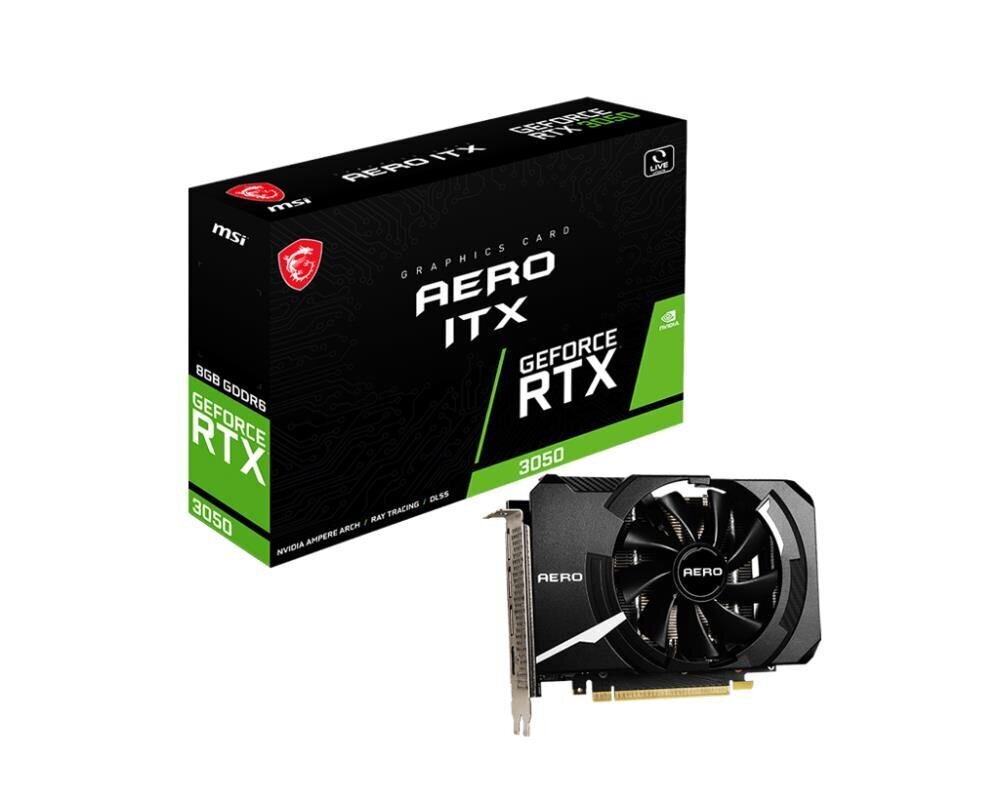 MSI RTX3050AEROITX8G hind ja info | Videokaardid | hansapost.ee