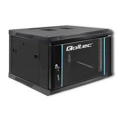 Серверный шкаф Qoltec 19'', 6U, 60x37x60 см цена и информация | Серверы | hansapost.ee