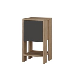 Öökapp Kalune Design 776 (I), 55 cm, hall/pruun цена и информация | Ночные шкафы | hansapost.ee
