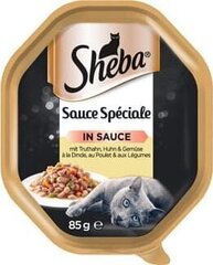 Паштет Sheba Sauce Speciale для кошек со вкусом индейки и овощей, 85 г цена и информация | Консервы для кошек | hansapost.ee