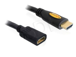 DeLock HDMI cable Type A (Standard) Black 3 m hind ja info | Juhtmed ja kaablid | hansapost.ee