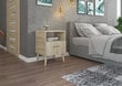 Öökapp ADRK Furniture Logan, tamme värv цена и информация | Öökapid | hansapost.ee