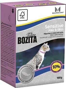 Bozita Sensitive Hair & Skin kassi konserv, 190 g цена и информация | Kassikonservid | hansapost.ee