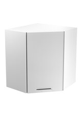 Подвесной угловой кухонный шкафчик Halmar Vento GN 60/72 cм, белый цена и информация | Кухонные шкафчики | hansapost.ee