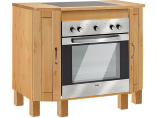 Шкаф для духовки Notio Living Dennis, светло - коричневый цена и информация | Кухонные шкафчики | hansapost.ee