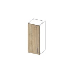 Подвесной кухонный шкафчик NORE Lima W30 D1, белый/дубовый цена и информация | Кухонные шкафчики | hansapost.ee