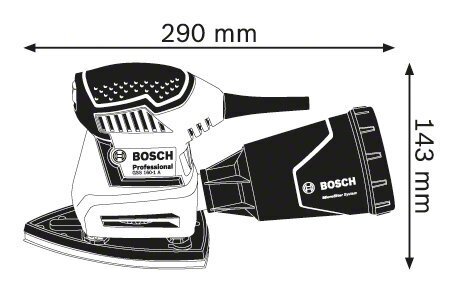 Kolmnurkne pinnalihvija Bosch GSS 160 Multi hind ja info | Lihvmasinad | hansapost.ee