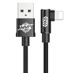 Baseus MVP Elbow cable USB - Lightning 1,0 m 2A black hind ja info | Mobiiltelefonide kaablid | hansapost.ee