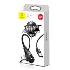 Baseus MVP Elbow cable USB - Lightning 1,0 m 2A black hind ja info | Mobiiltelefonide kaablid | hansapost.ee