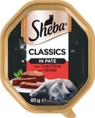 Паштет для кошек Sheba Classics с говядиной, 85 г цена и информация | Кошачьи консервы | hansapost.ee