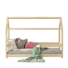 Кроватка-домик Dalida с защитой, 90x200 см, цвета дуба цена и информация | Детские кровати | hansapost.ee