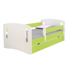 Детская кровать с матрасом Selsey Mirret, 80x160 см, зеленая цена и информация | Детские кровати | hansapost.ee