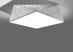 Потолочный светильник Sollux Hexa, серебристый, 45 см цена и информация | Потолочные светильники | hansapost.ee