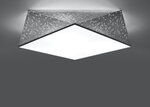 Потолочный светильник Sollux Hexa, серебристый, 45 см