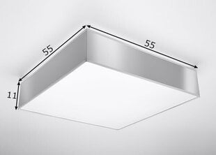 Потолочный светильник Sollux Horus, серый, 55 см цена и информация | Потолочные светильники | hansapost.ee