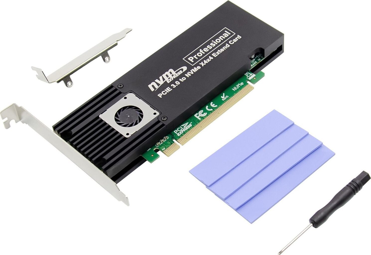 Kontroler ProXtend PCIe 3.0 x16 - M.2 NVMe M-key (PX-SA-10150) цена и информация | Regulaatorid | hansapost.ee