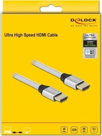 Delock 85367, HDMI, 2 m цена и информация | Juhtmed ja kaablid | hansapost.ee