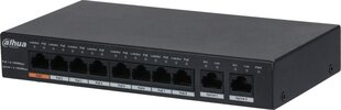 Switch|DAHUA|PFS3010-8GT-96|Desktop/pedestal|Rack|8x10Base-T / 100Base-TX / 1000Base-T|PoE ports 8|96 Watts|DH-PFS3010-8GT-96-V2 цена и информация | Коммутаторы (Switch) | hansapost.ee