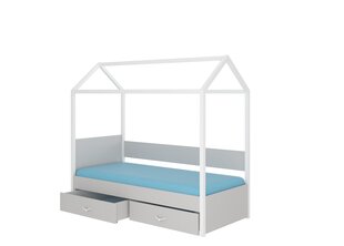 Кровать ADRK Furniture Otello 80x180 см, серая цена и информация | Детские кровати | hansapost.ee