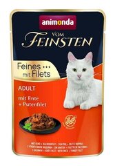 Влажный корм для кошек со вкусом утки Animonda Vom Feinsten Duck, 85 г цена и информация | Кошачьи консервы | hansapost.ee