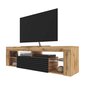 TV-laud Selsey Bianko 3D, pruun/must hind ja info | Televiisori alused | hansapost.ee