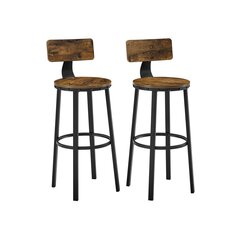 Набор из 2 барных стульев Songmics, коричневый цена и информация | Стулья для кухни и столовой | hansapost.ee