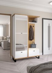Комплект мебели для прихожей Meblocross Cross Cro-14 3D, тёмно-коричневый / белый / бежевый цена и информация | Комплекты в прихожую | hansapost.ee