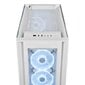 PC case iCUE 5000X RGB QL TG Mid Tower white цена и информация | Arvutikorpused | hansapost.ee