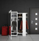 Esikukomplekt Kalune Design 745, 105 cm, valge цена и информация | Esikukomplektid | hansapost.ee